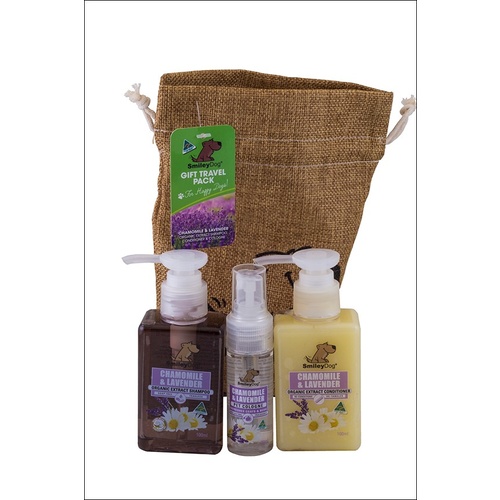 Gift Pack - Chamomile & Lavender Dog Shampoo, Conditioner & Cologne